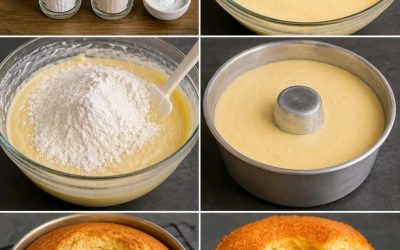 LE CÉLÈBRE GÂTEAU AUX 6 VERRES : MOELLEUX, FACILE ET PARFAIT POUR UN GOÛTER