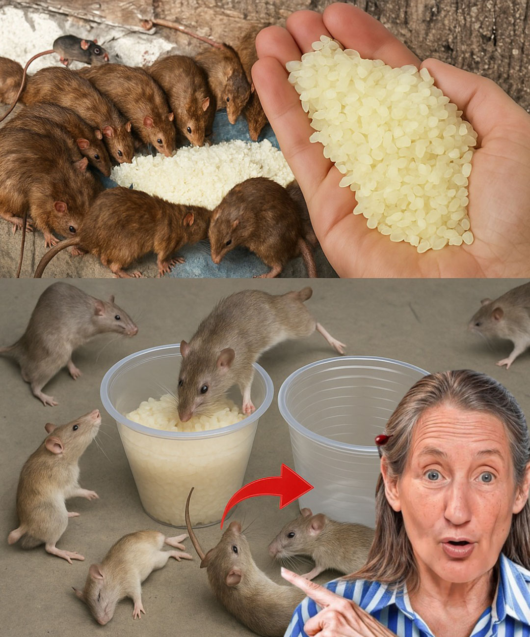Cela fera disparaître les rats et les cafards en une seule journée…