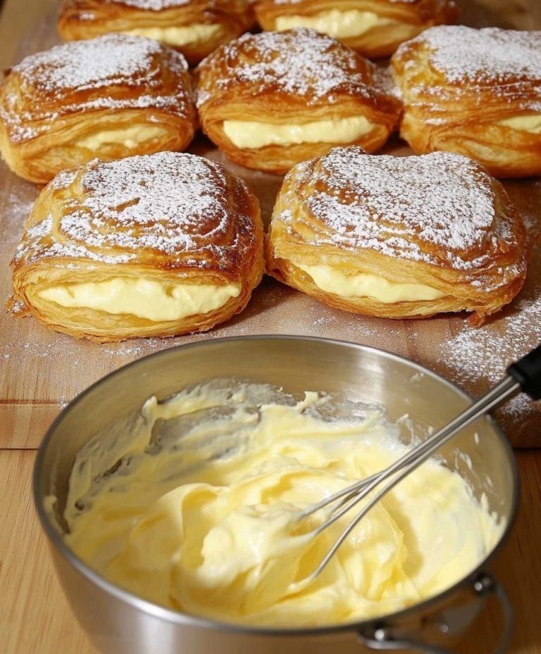Feuilletés à la Crème Vanille (Style Millefeuille Maison)