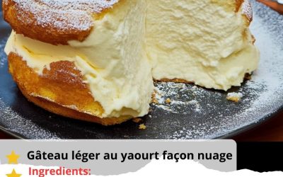 Gâteau Nuage au Yaourt