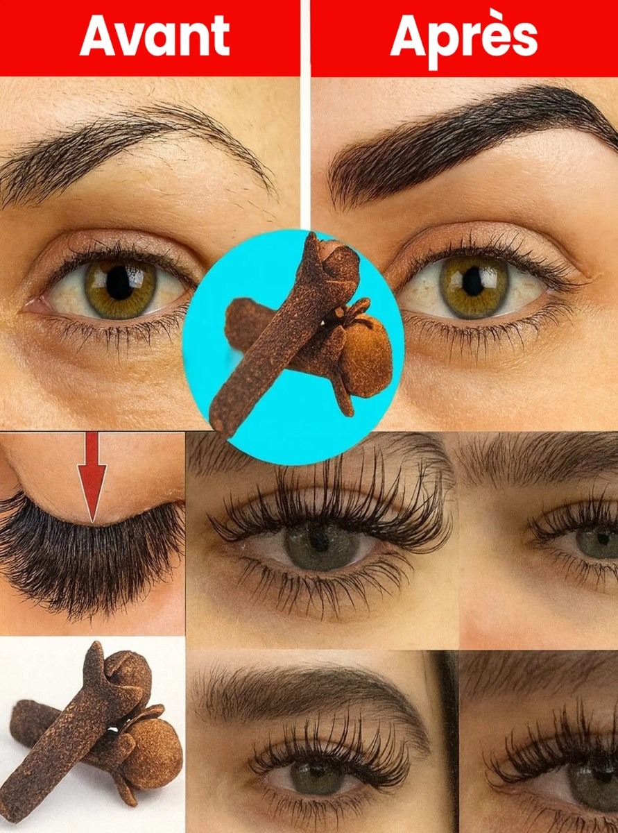 L’astuce beauté des grands-mères : des sourcils épais et des cils longs en 7 jours grâce au clou de girofle