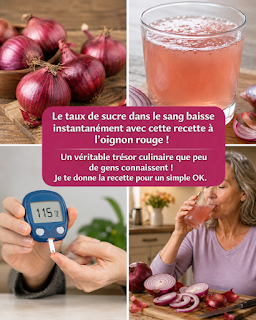 🧅 La glycémie chute instantanément avec cette recette à l’oignon rouge ! Un trésor de la cuisine que peu de gens connaissent.