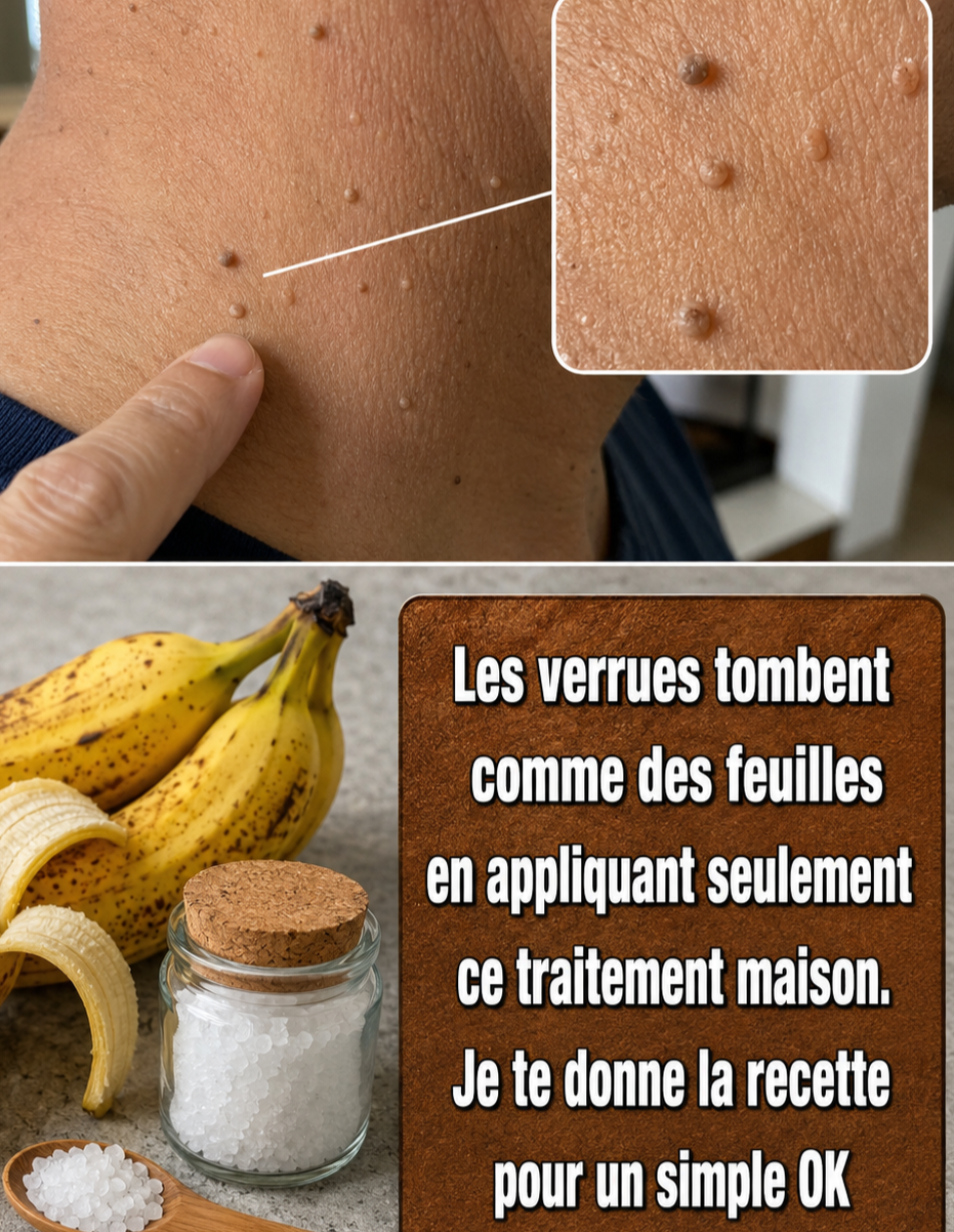 Pelure de banane et autres ingrédients naturels pour le traitement des verrues