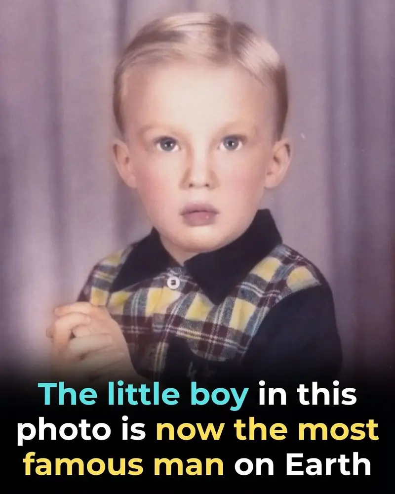 Photo virale d’enfance : Le garçon qui est devenu président Donald Trump