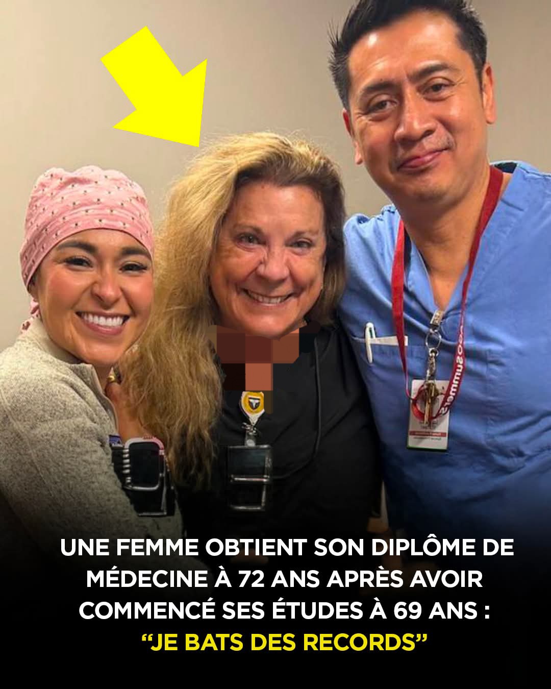 Une femme obtient son diplôme de médecine à 72 ans après avoir commencé ses études à 69 ans : “Je bats des records”