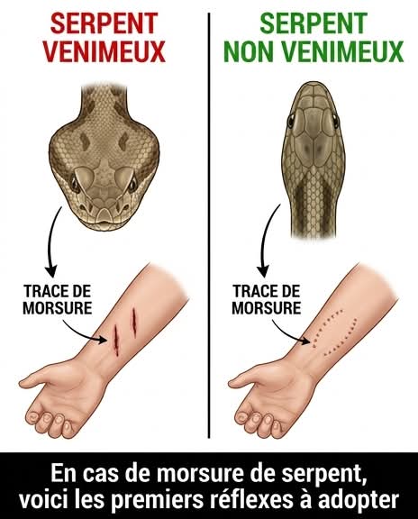 Que faire après une morsure de serpent : les gestes de premiers secours essentiels qui peuvent faire toute la différence