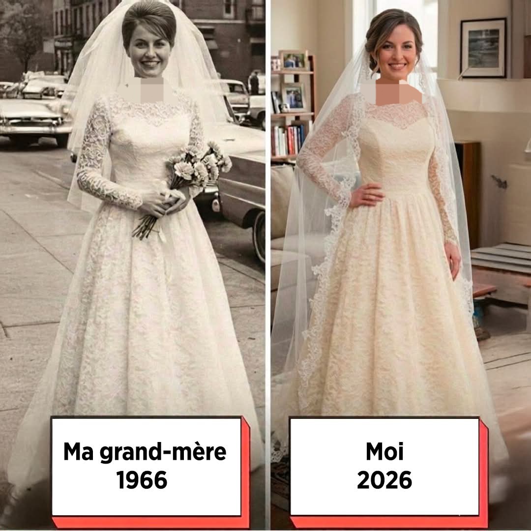 J’ai décidé de porter la robe de mariée de ma grand-mère en son honneur – mais en la retouchant, j’ai découvert un mot caché qui révélait la vérité sur mes parents