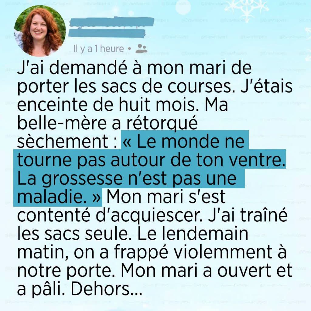 Huit mois de grossesse : quand un simple geste du quotidien devient le révélateur d’un manque de soutien