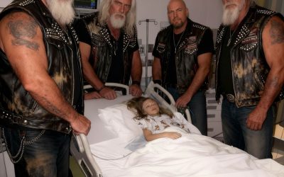 Quatre motards exaucent le vœu d’une fillette solitaire à l’hôpital : une leçon