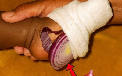 Le surprenant remède de l’oignon rouge dans la chaussette contre la toux 