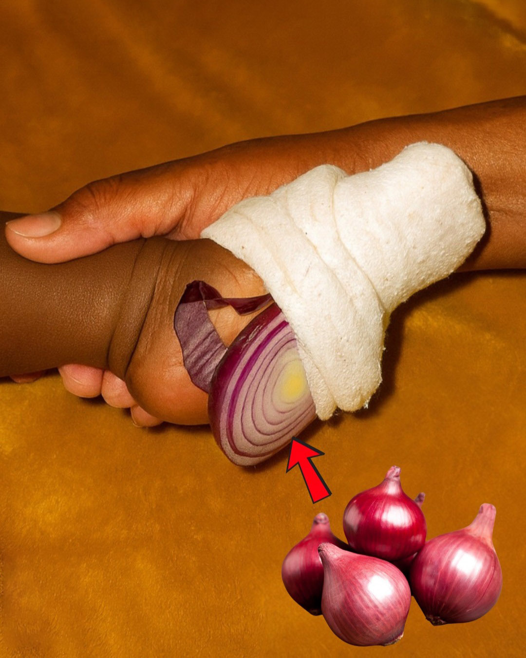 Le surprenant remède de l’oignon rouge dans la chaussette contre la toux 