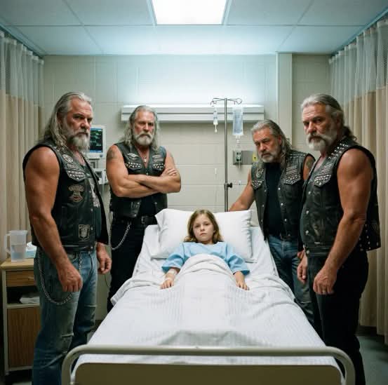 Quand quatre motards ont illuminé les derniers jours d’une enfant oubliée de tous