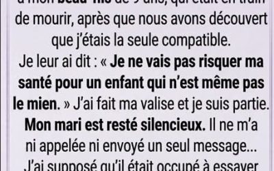 Elle refusait de sauver son beau-fils de 9 ans : ces petites étoiles en papier ont tout changé